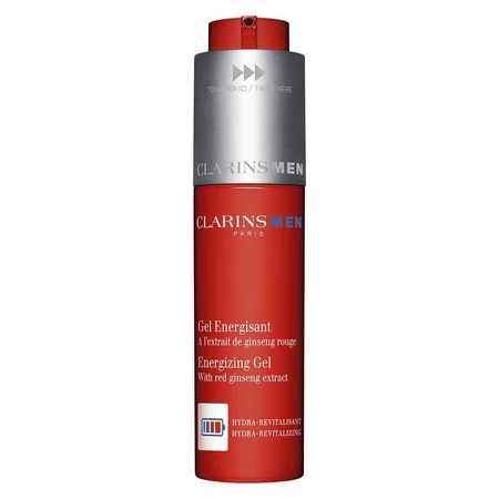 Gel energizante Clarins Men - Crema hidratante refrescante y anticontaminación, 50 ml