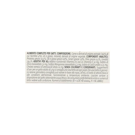 Oasy Wet Cat Delicatessen Truthahnpastete – Alleinfuttermittel für Katzen, 85 g