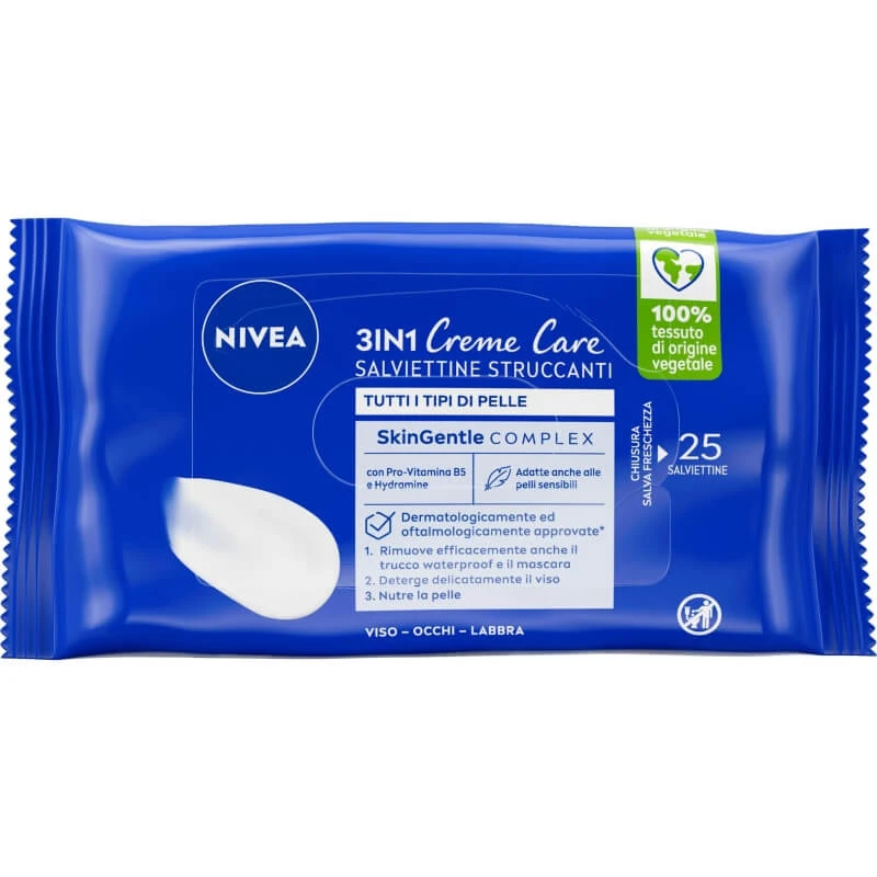 Nivea Hautpflege – 25 Make-up-Entferner-Tücher für das Gesicht