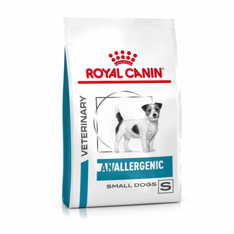 Royal Canin Anallergenic Small Dog – Alleinfuttermittel für kleine Hunde mit Nahrungsmittelunverträglichkeiten, 3 kg