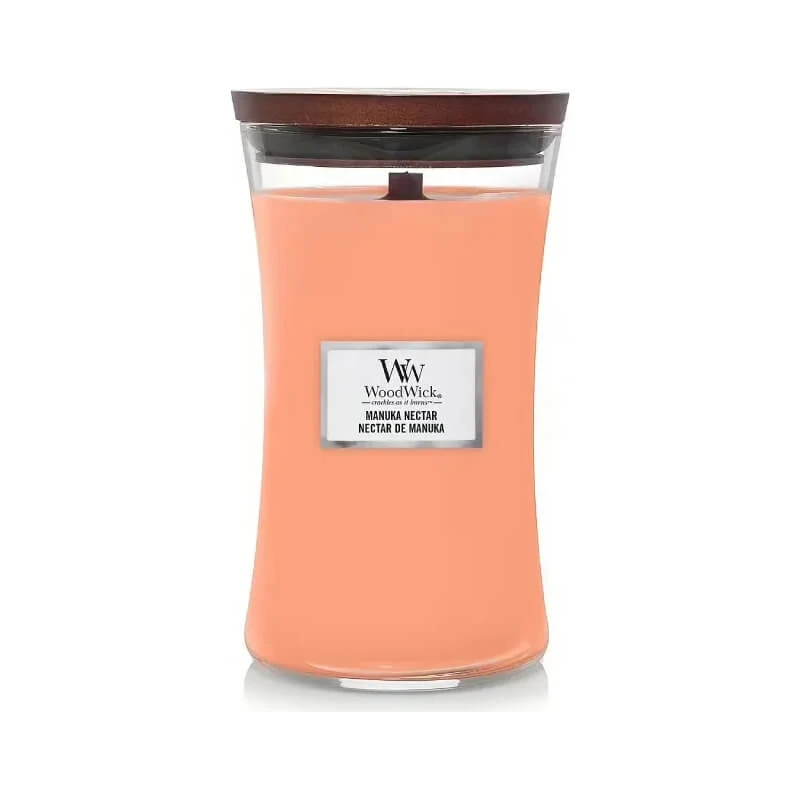 Woodwick Manuka Nectar – Große Duftkerze, 609 g
