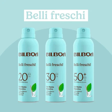 Bilboa Sonnenschutzspray LSF 30, erfrischend, hoher Schutz, 150 ml