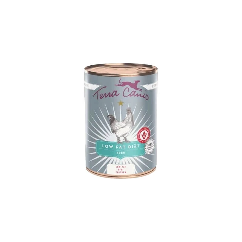 Terra Canis Alivet Huhn – Alleinfutter-Nassfutter für übergewichtige Hunde, 400 g