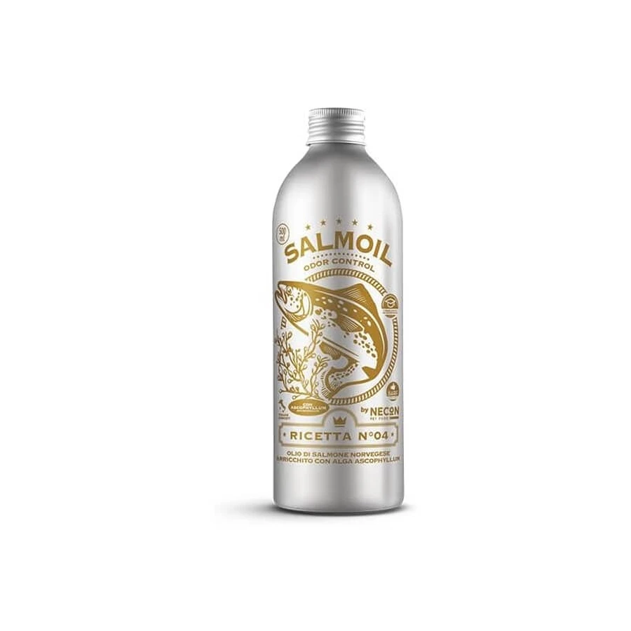 Necon pet food Salmoil rețeta nr. 04 indoor – hrană complementară pentru câini și pisici, 250 ml