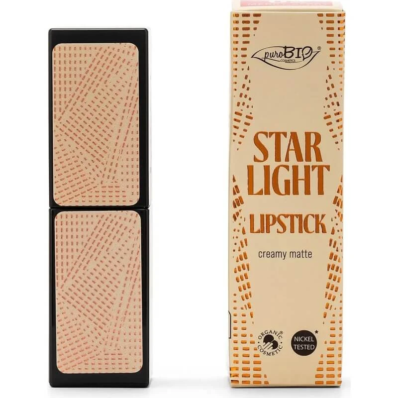 Purobio Starlight Lipstick Creamy Matte – Matt-Lippenstift Nr. 02 Merry Berry