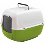 Ferplast Prima - Enclosed Cat Litter Box with Activated Carbon Filters and Swing Door, Assorted Colors