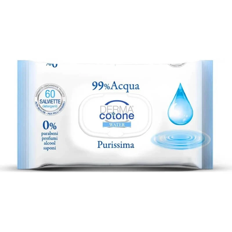 Dermacotone 60 Reinigungstücher mit ultrareinem Wasser