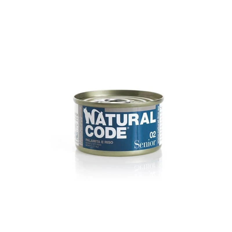 Natural Code 02 Tonnetto – Alleinfuttermittel für ältere Katzen, 85 g