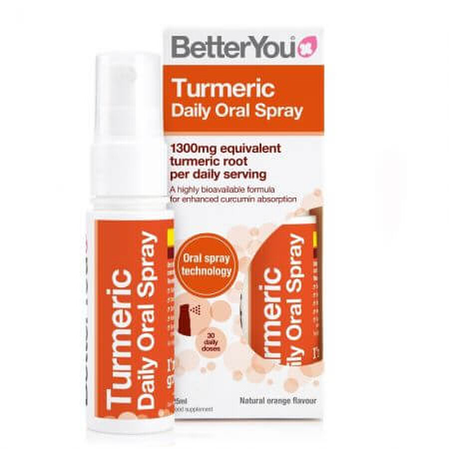 Turmeric spray oral, 25 ml, BetterYou