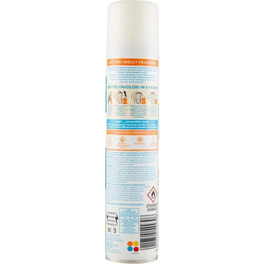 Bellery Fresh breezy citrus - șampon uscat 200 ml