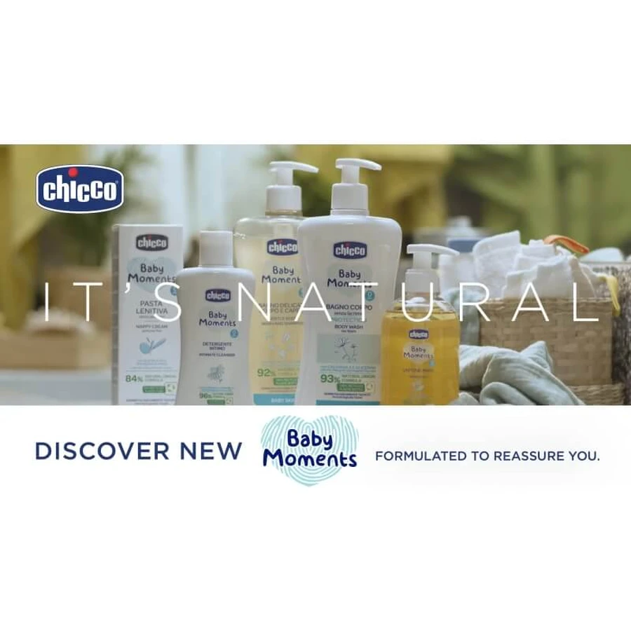 Chicco Baby Moments - șampon pentru baie care nu provoacă lacrimi, 500 ml