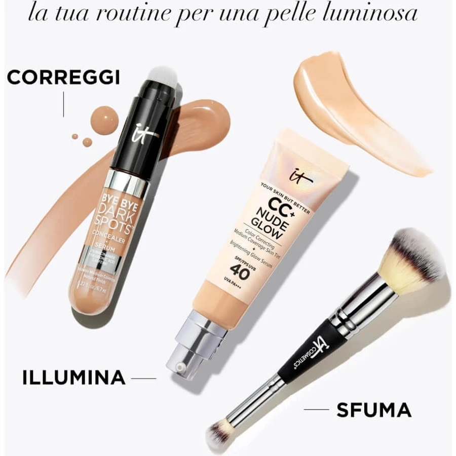 It Cosmetics CC+ Nude Glow - Fond de teint crème - Teinte « Medium Tan »