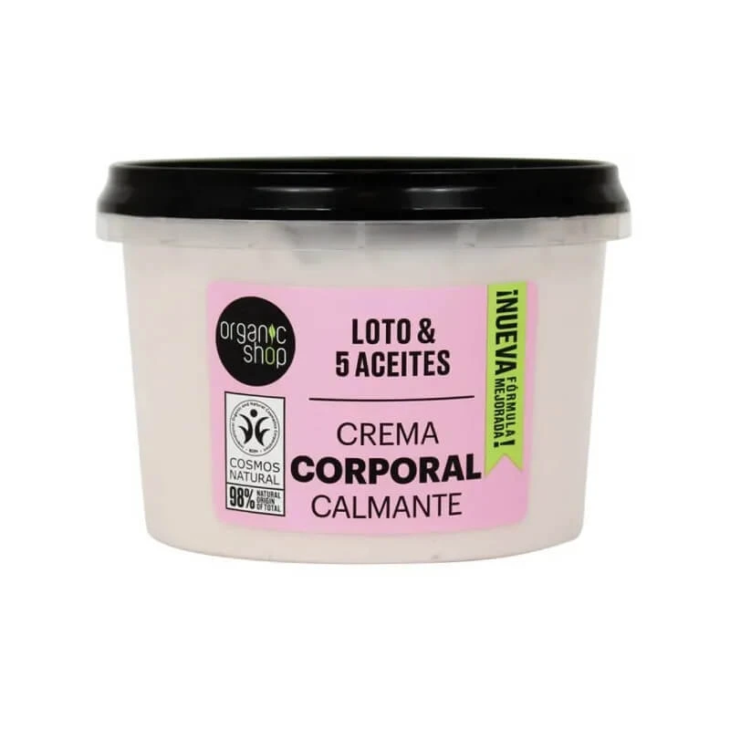 Indian Lotus Bio-Shop – Natürliche Körpercreme 250 ml