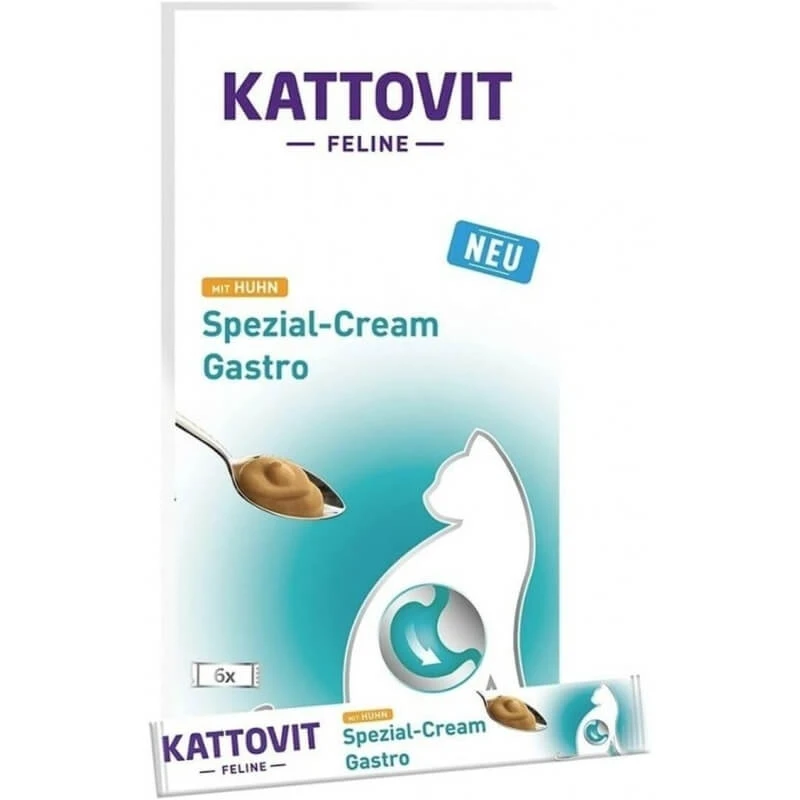 Kattovit Gastro Chicken Cream – Spezialcreme für Katzen, 90 g