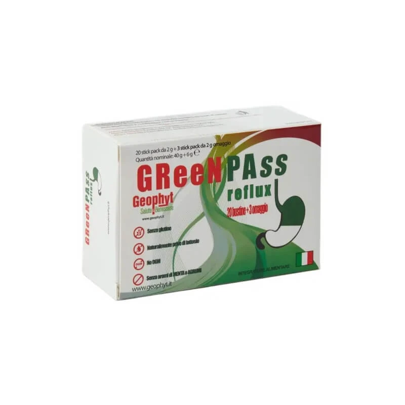 Green Pass Reflux 23 Stickpacks – Nahrungsergänzungsmittel gegen Reflux