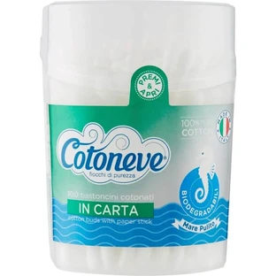 Cotoneve Bastoncini cotonati 1 barattolo 100 pezzi