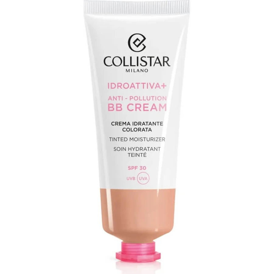 Collistar Idroattiva+ Anti-Pollution BB Cream – cremă hidratantă colorată cu SPF 30, 50 ml – nuanță medie