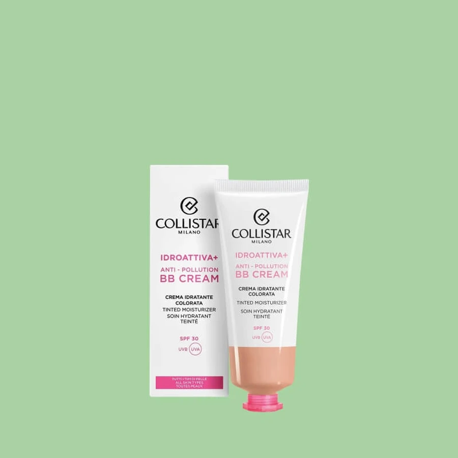 Collistar Idroattiva+ Anti-Pollution BB Cream – cremă hidratantă colorată cu SPF 30, 50 ml – nuanță medie