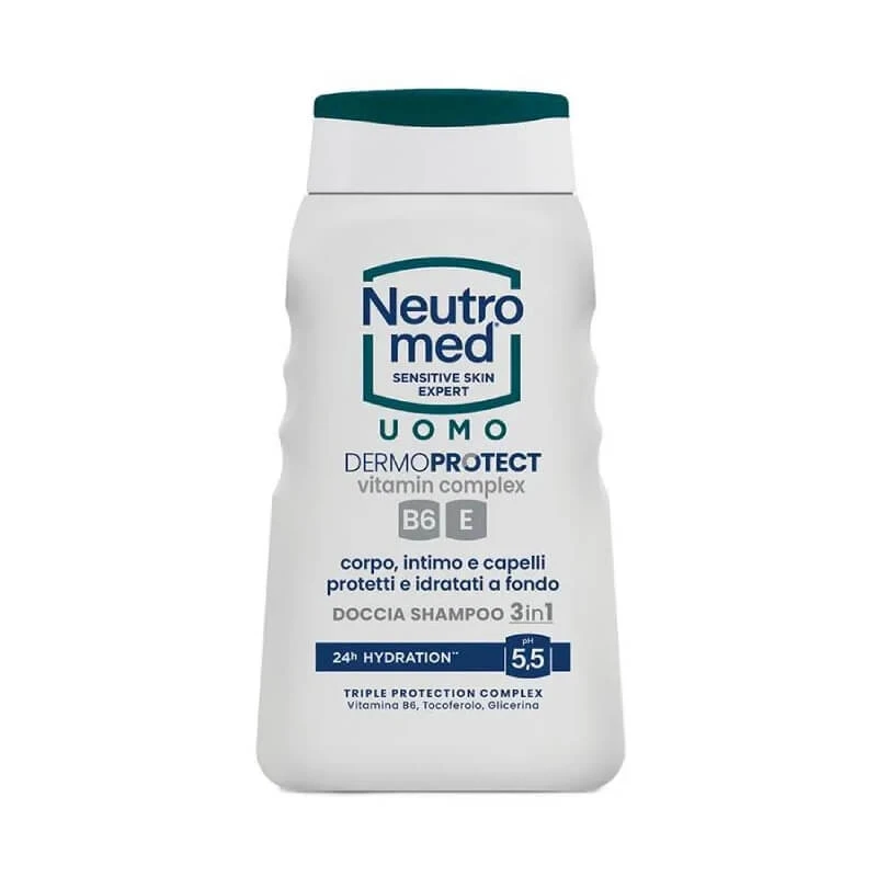 Neutromed Dermoprotect Vitaminkomplex – 3-in-1-Duschshampoo zum Hautschutz, 250 ml