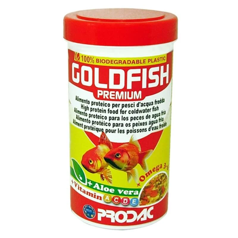 Prodac Goldfish Premium – Alleinfutter für Kaltwasser-Goldfische, 250 ml