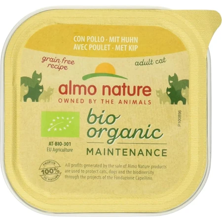 Almo nature Bioorganic maintenance pui – hrană umedă pentru pisici adulte, 85 g
