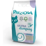 Preziosa Ultra Clumping – Hochabsorbierendes Katzenstreu mit Lavendel-Geruchskontrolle, 10 l