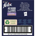Purina Felix – Delicatese cu pui, vită, somon și ton – hrană completă pentru pisici adulte, 44 x 85 gr
