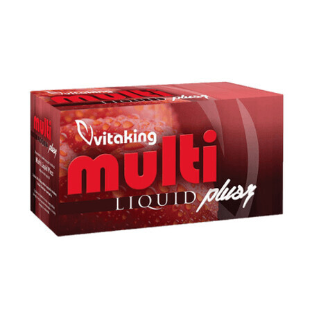 Multivitamin lichid minerale ginseng si luteina 30 cps gelatinoase, Vitaking 