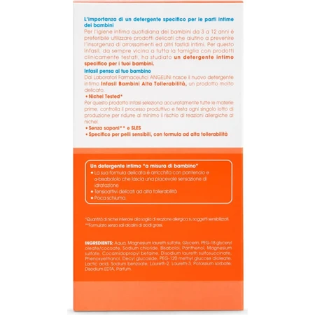 Infasil High-Tolerance Intimate Cleanser for Children, 200 ml