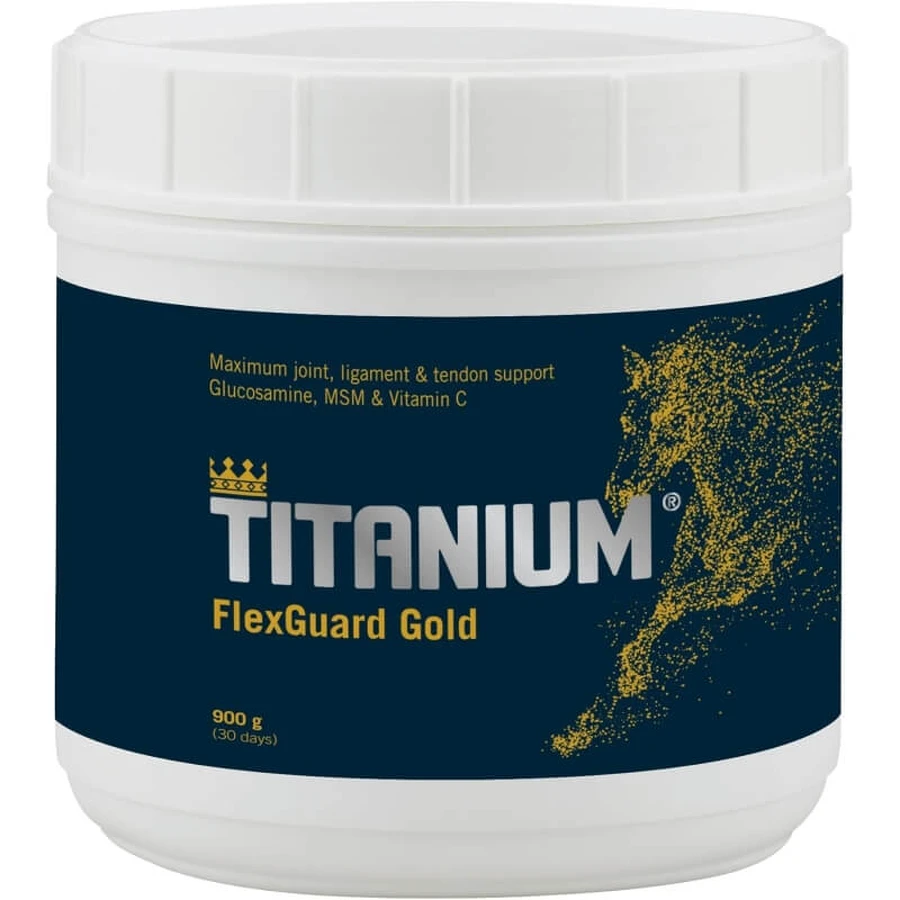 Vetnova Titanium Flexguard Gold – supliment alimentar pentru cai, destinat articulațiilor, 900 g