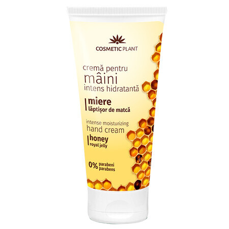 Intensely moisturizing hand cream with honey and royal jelly, 100 ml, Cosmetic Plant