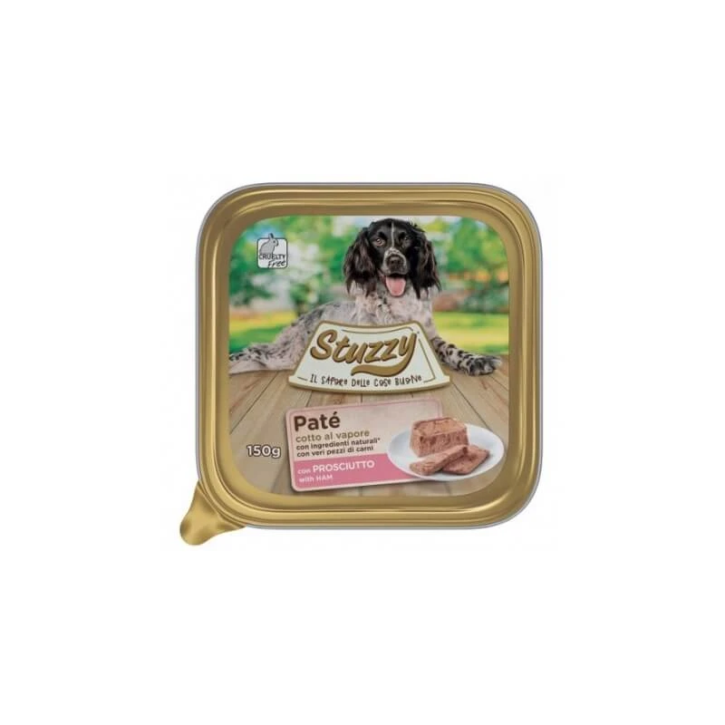 Stuzzy Classic Schinkenpastete – Alleinfuttermittel für Hunde, 150 g