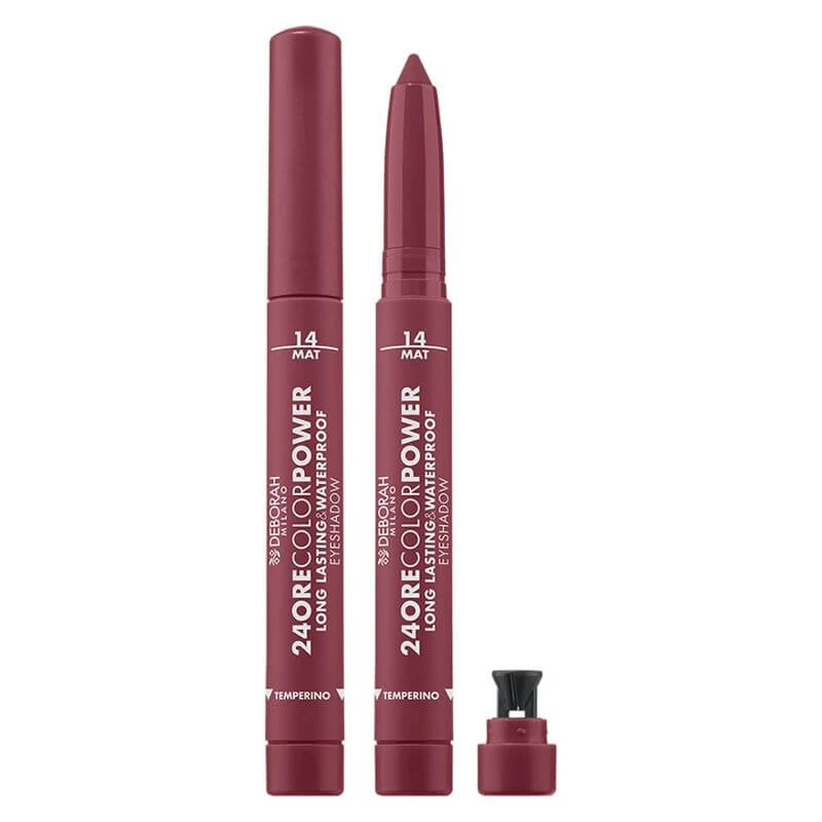Deborah 24ore color power – fard de pleoape sub formă de stick nr. 14 burnt sienna