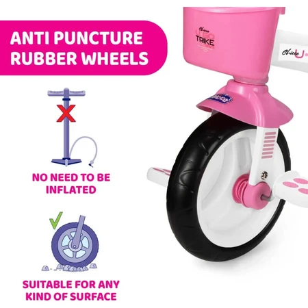 Tricicletă Chicco pentru copii „u-go trike”, roz, 18 luni+