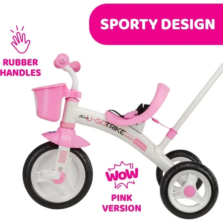 Tricicletă Chicco pentru copii „u-go trike”, roz, 18 luni+