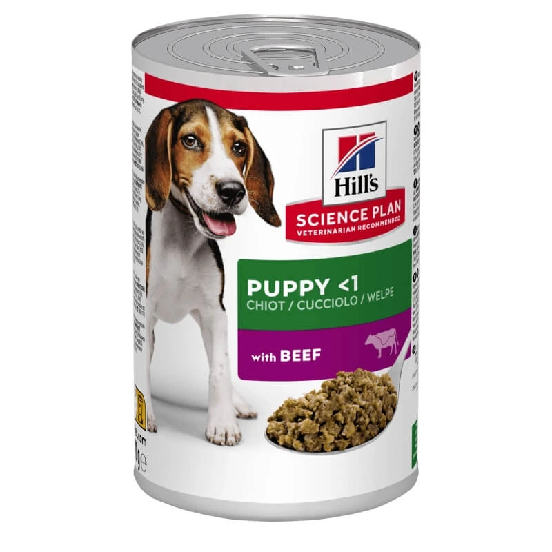 Hill's Science Plan Puppy Beef – Nassfutter für Welpen, 370 g
