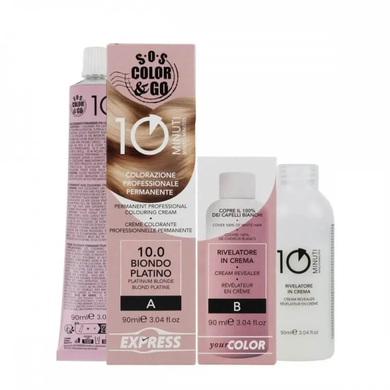 Alama Sos color&go – Dauerhaarfarbe Nr. 10.0 Platinblond