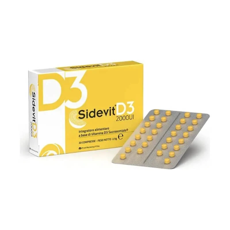 Sidevit D3 2000 IE, 30 Tabletten – Vitamin-D3-Präparat