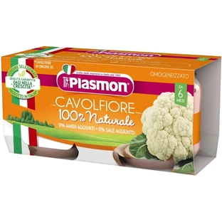 Plasmon – homogenizowany puree z kalafiora 2x80 g