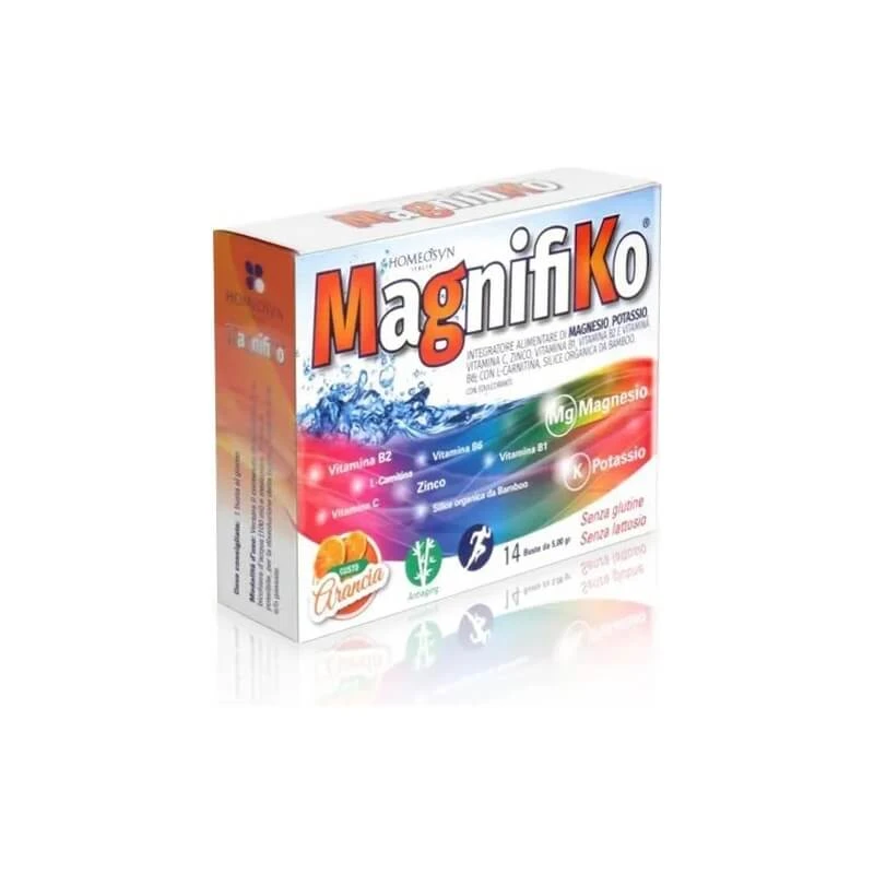 Magnifiko 14 Päckchen mit Orangengeschmack – Vitamin- und Mineralstoffpräparat