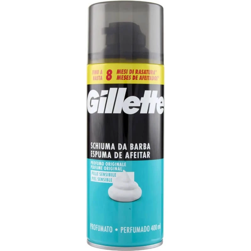 Gillette Rasierschaum für empfindliche Haut, 400 ml