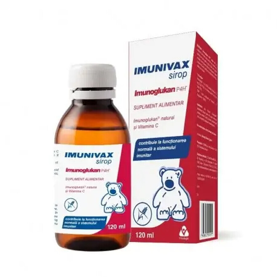 Imunivax Imunoglukan P4H Sirup, 120 ml, Vitalogic