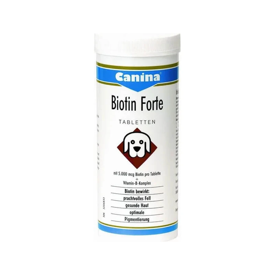 Drn Canina Biotin Forte voor vacht- en huidverzorging, 60 tabletten