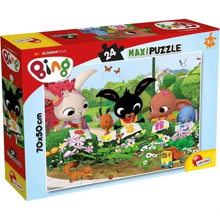 Lisciani Bing: să observăm natura – puzzle mare de 24 de piese