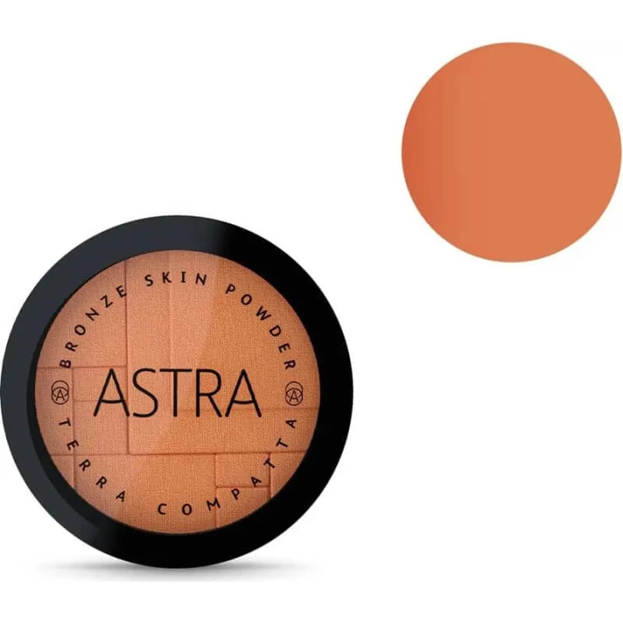 Astra bronze skin powder – pudră bronzantă compactă nr. 04 ruginiu