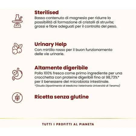 Almo nature Hfc our best pollo - alimento completo per gatti adulti sterilizzati 300 gr
