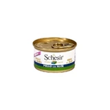 Schesir Kitten Hähnchenstreifen mit Aloe – Nassfutter für Kätzchen, 85 g