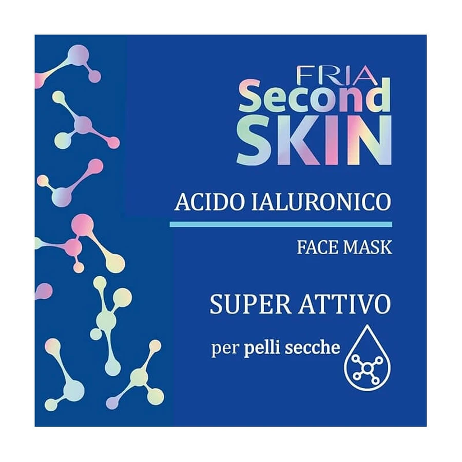 Masque « Second Skin » de Fria - Soin visage hydratant anti-âge à l'acide hyaluronique