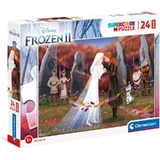 Clementoni Supercolor – puzzle maxi de 24 de piese Frozen 2