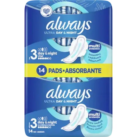 Absorbante Always Ultra Night, 14 buc